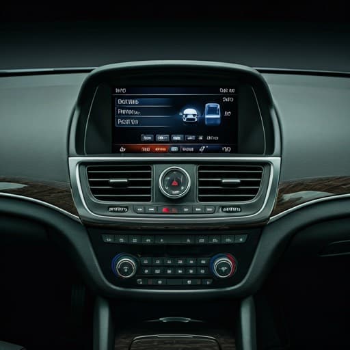 Luxury car dashboard